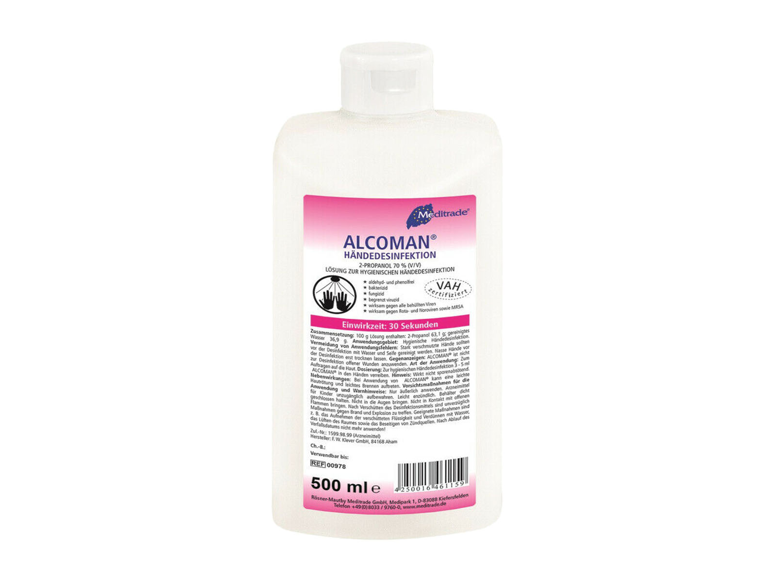 Alcoman Händedesinfektion
