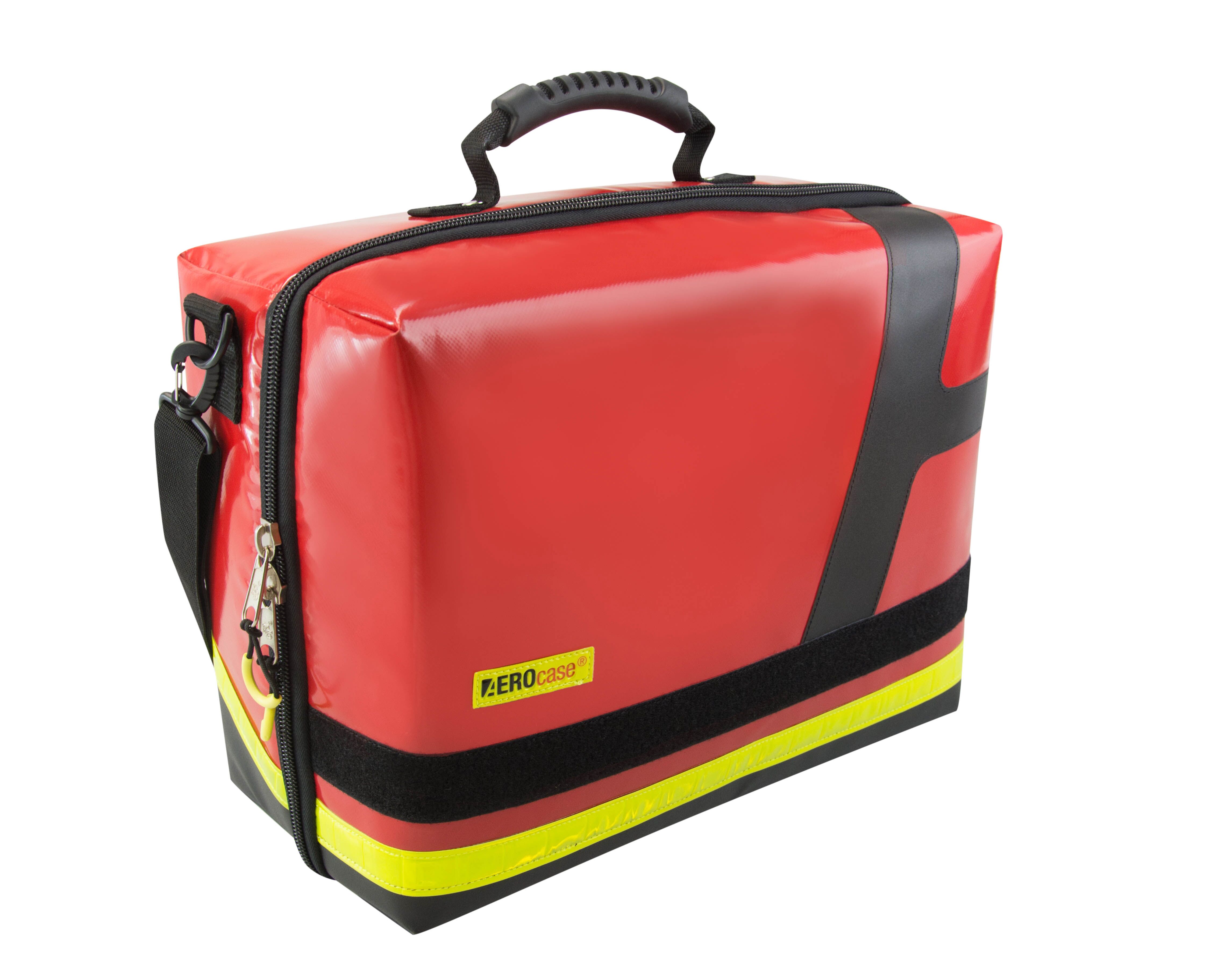 LangeMed K AEROcase® - MBVL1 Notfallkoffer  AEROtex® - PLAN (Plane) | Farbe: rot